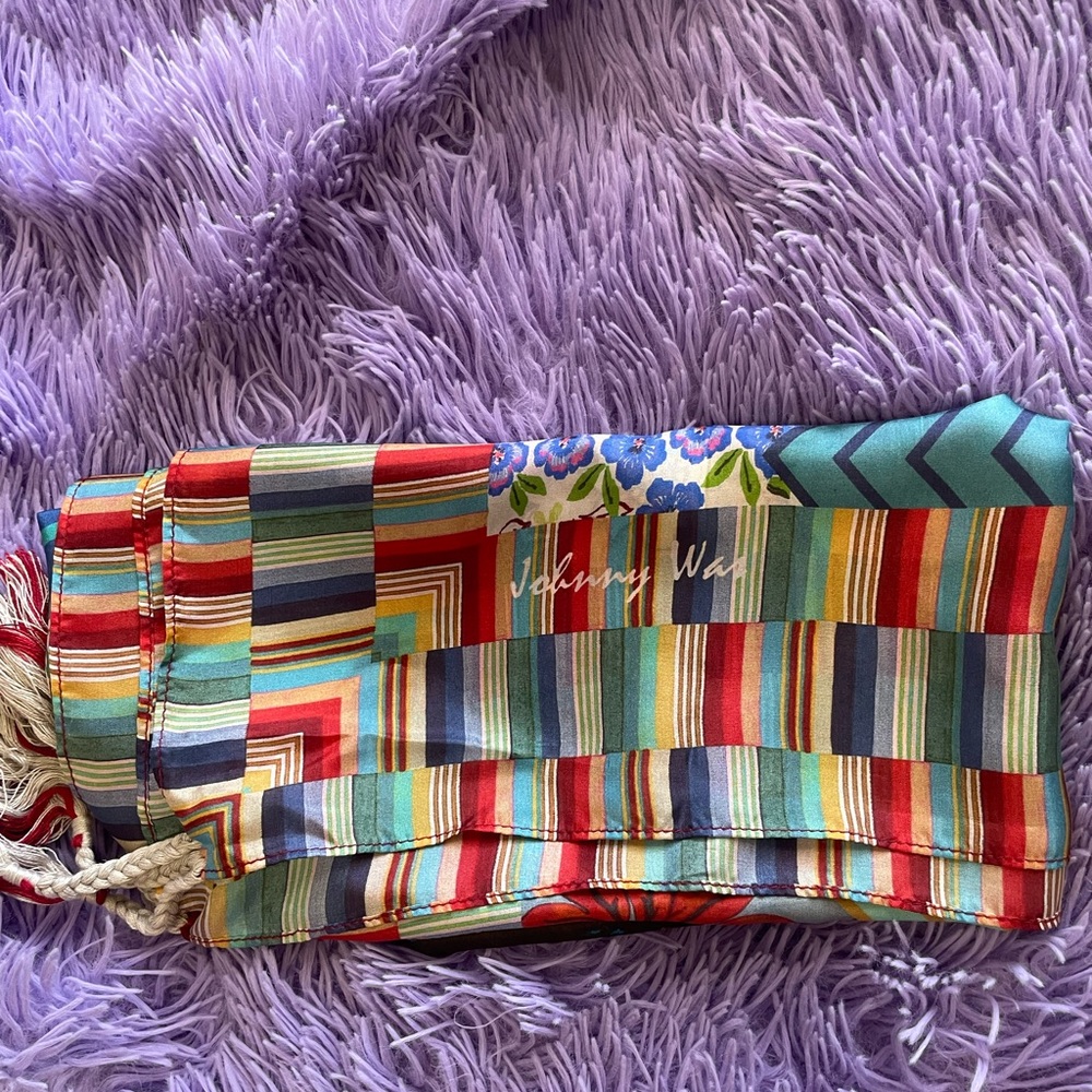Johnny Was colorful scarf.